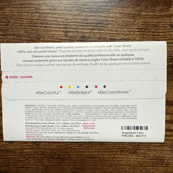 Color Street Nail Polish Strips: Sugarplum Fairy - Picture 7 of 8